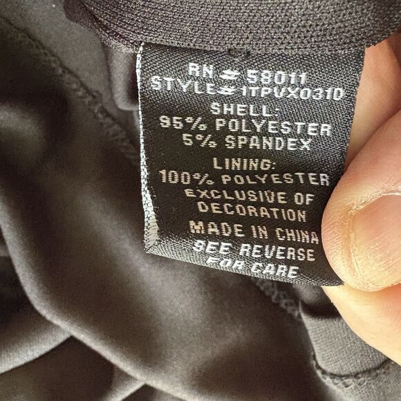 Womens Dress 14 Black w Silver‎ studs Embellished Jax Lined Chocker Coller Goth - Picture 4 of 6